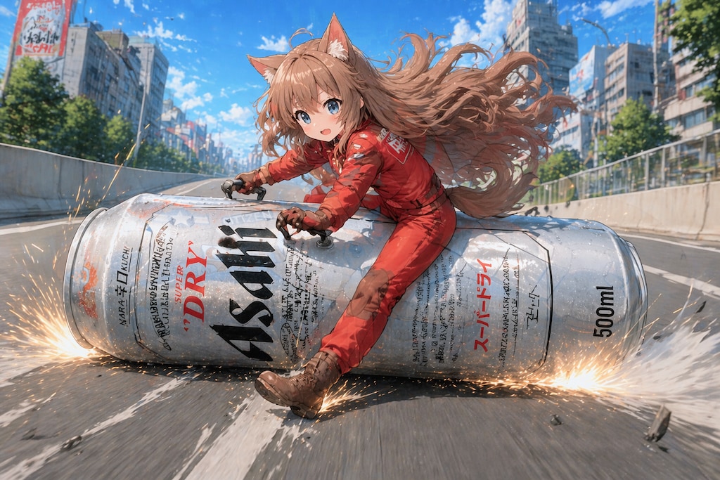 金田スライドブレーキの小さな女の子