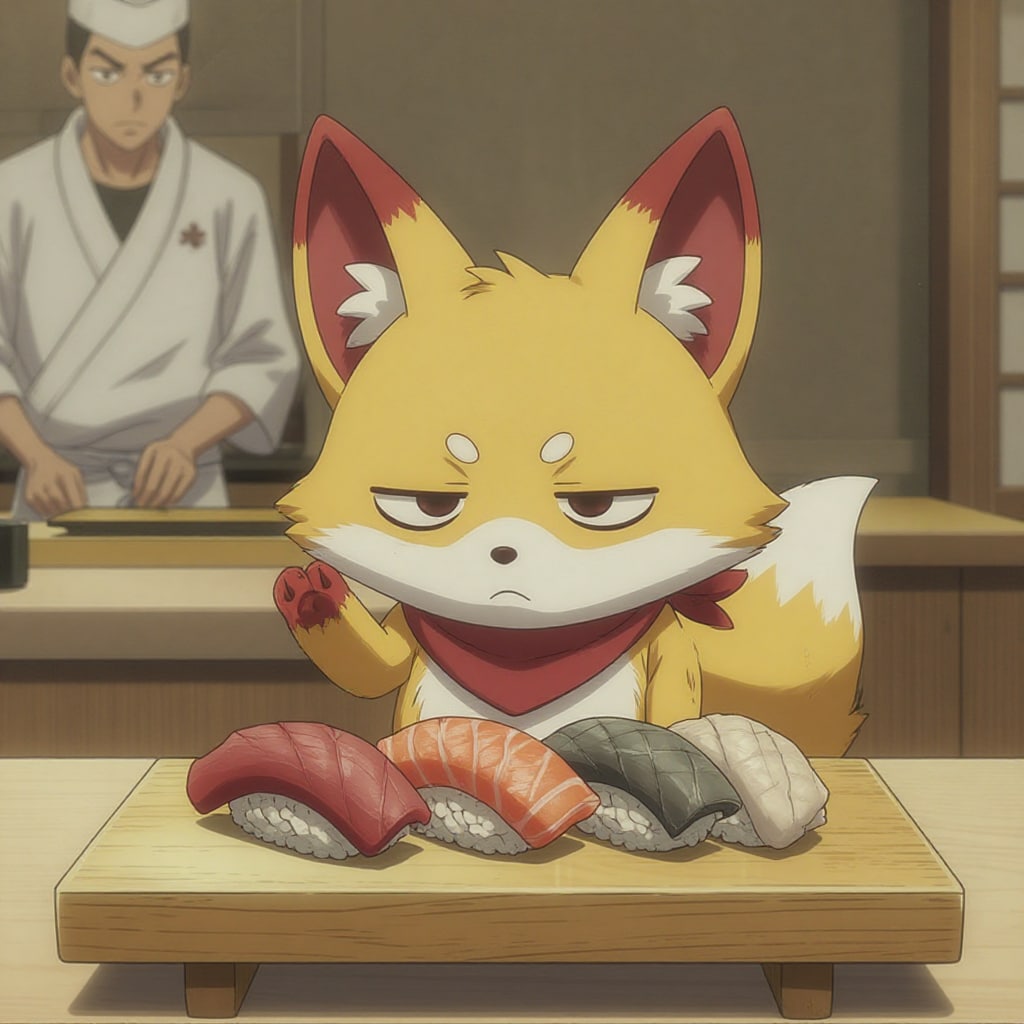 お昼は寿司