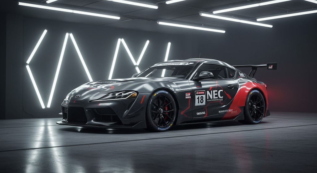 NEC GRスープラレーシングカー