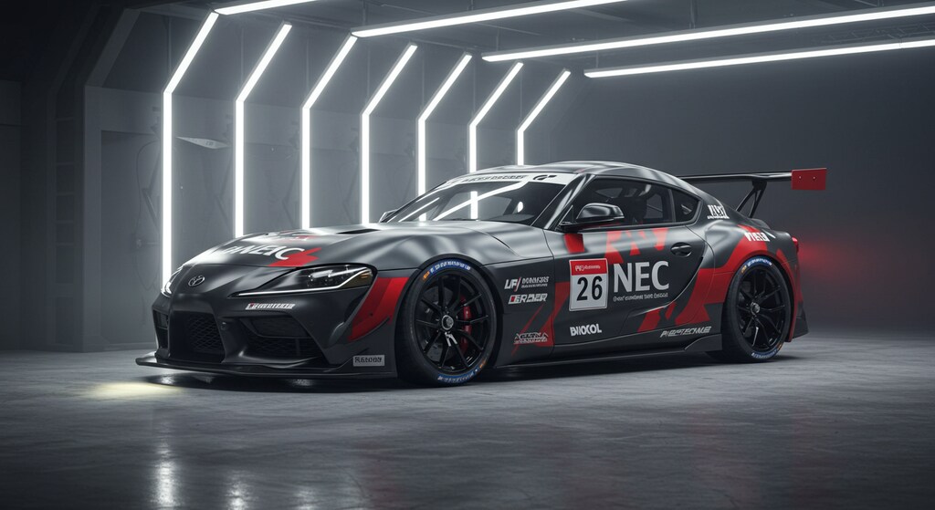 NEC GRスープラレーシングカー