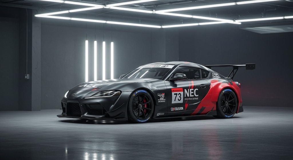 NEC GRスープラレーシングカー
