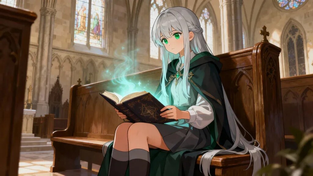 テスト勉強するステラちゃん