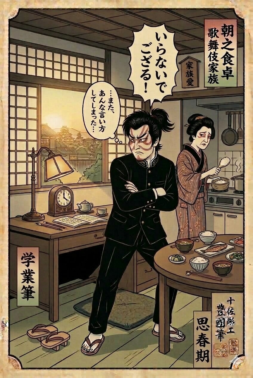 反抗期な中学生