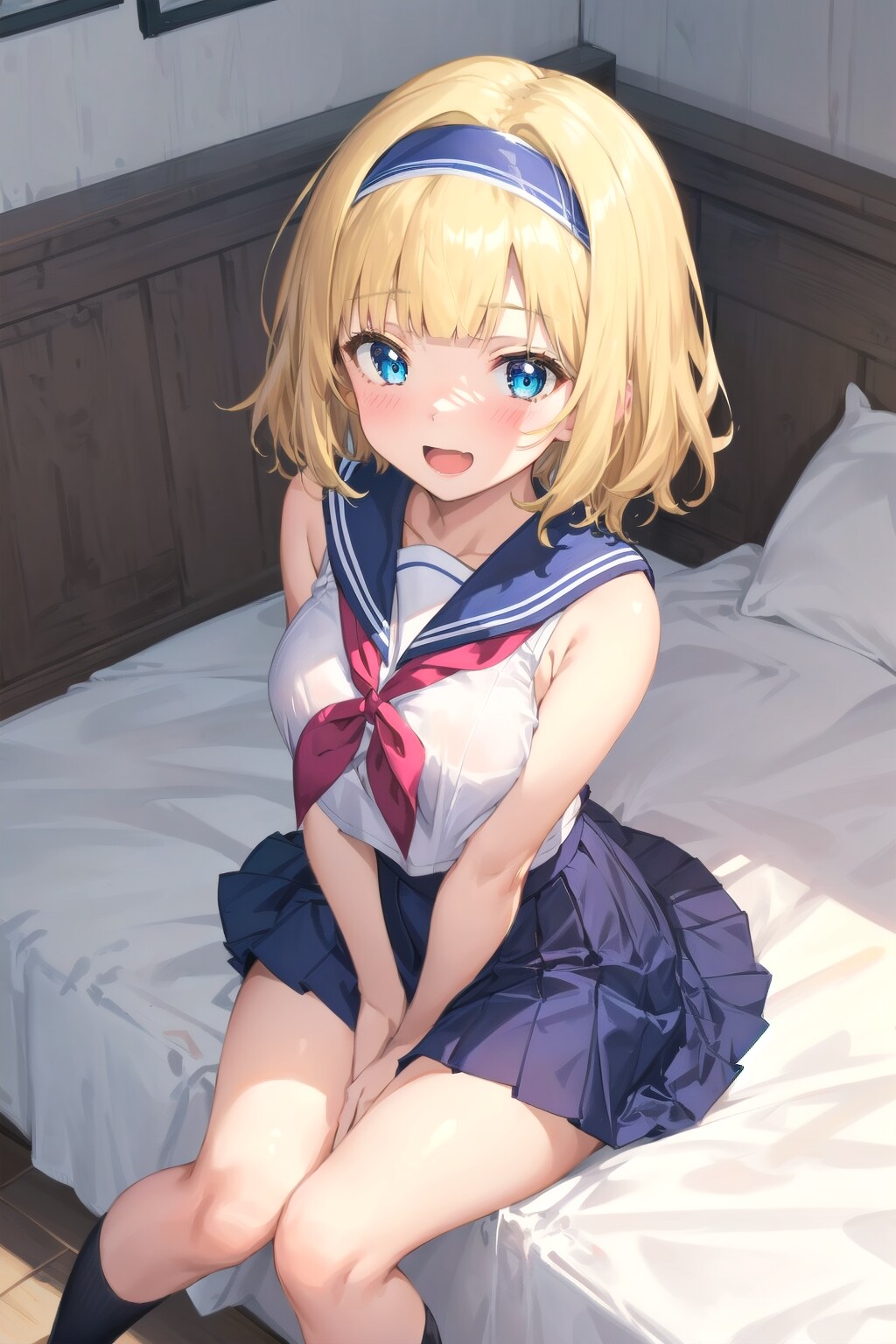 金髪ちゃんと春散歩