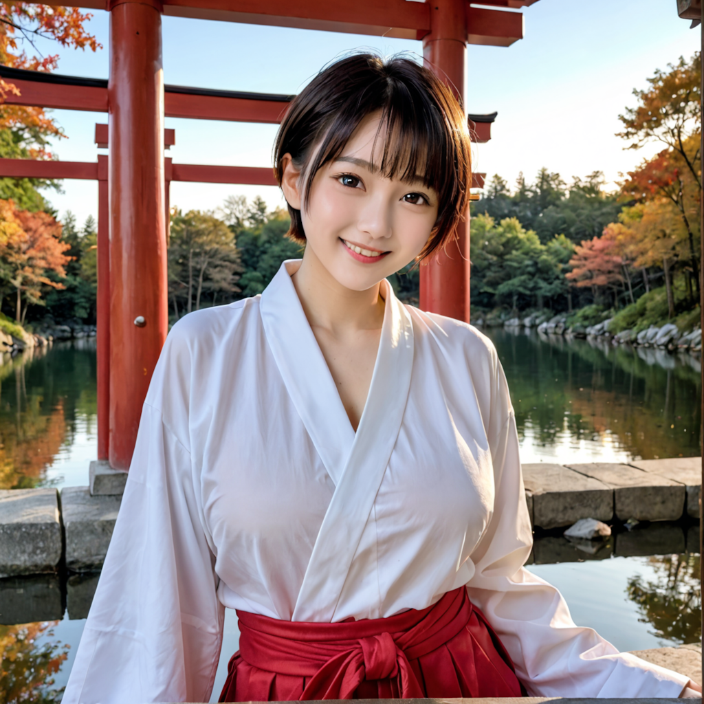 巫女さん美夏の秋①