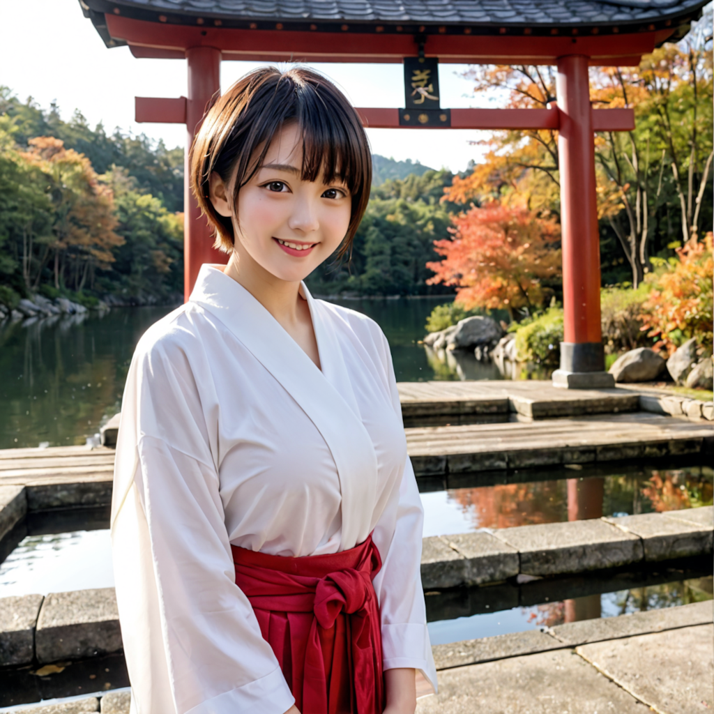 巫女さん美夏の秋①