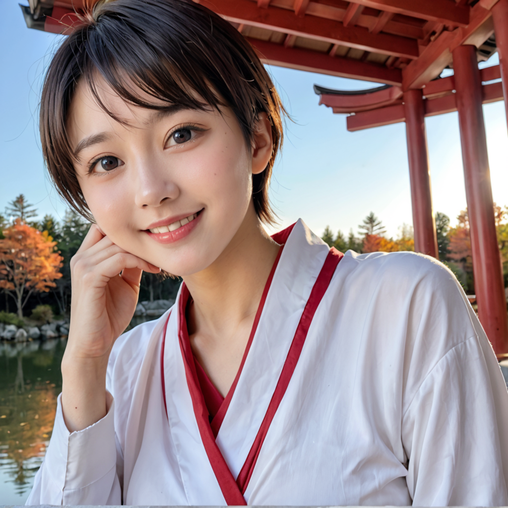 巫女さん美夏の秋①