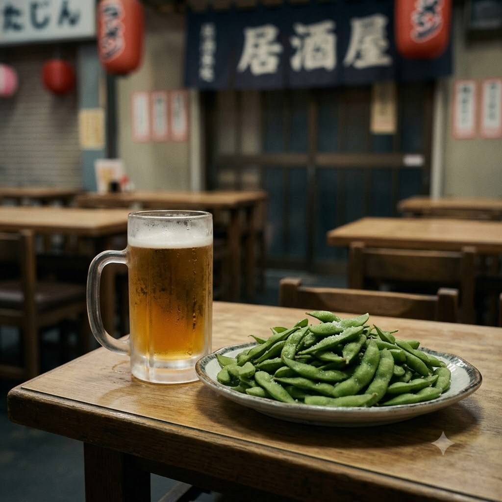 ビールと枝豆