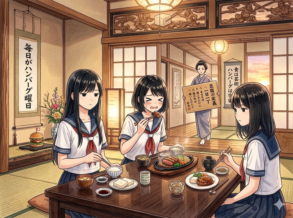 ハンバーグ定職格差