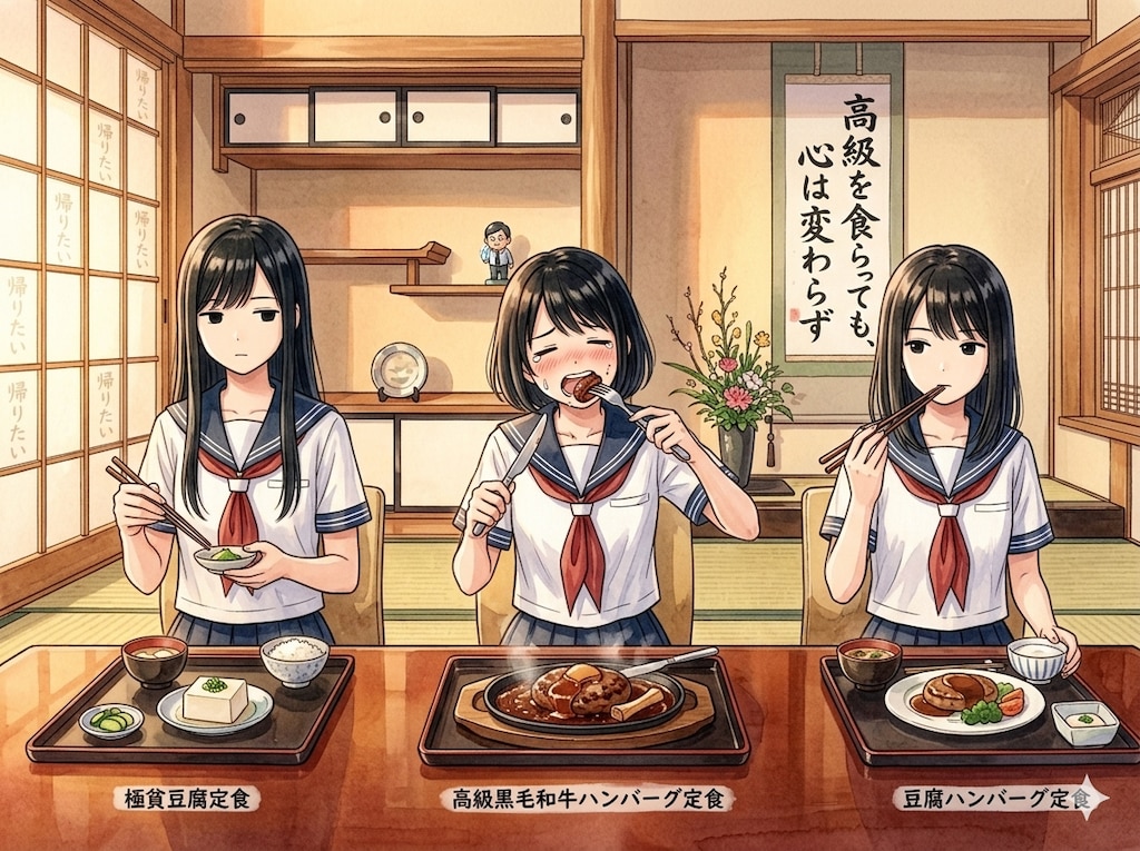 ハンバーグ定職格差