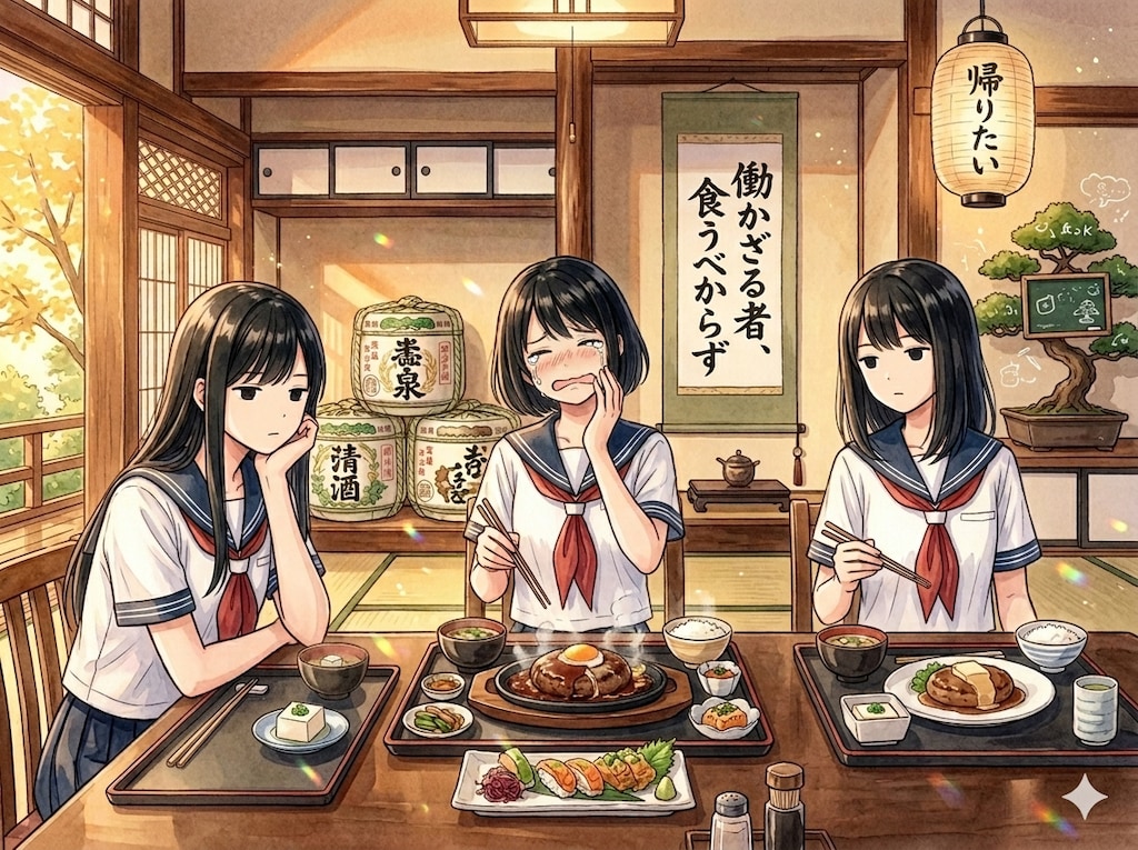 ハンバーグ定職格差