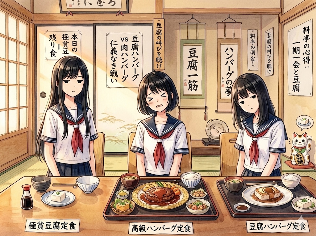 ハンバーグ定職格差
