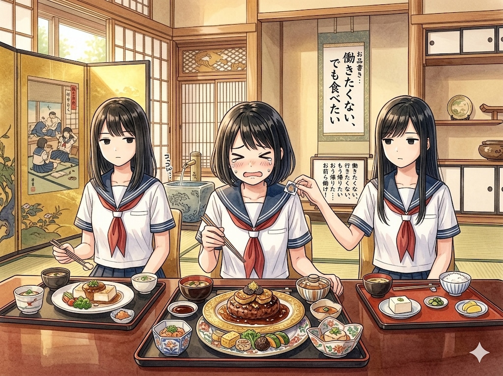 ハンバーグ定職格差