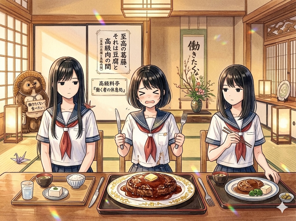 ハンバーグ定職格差