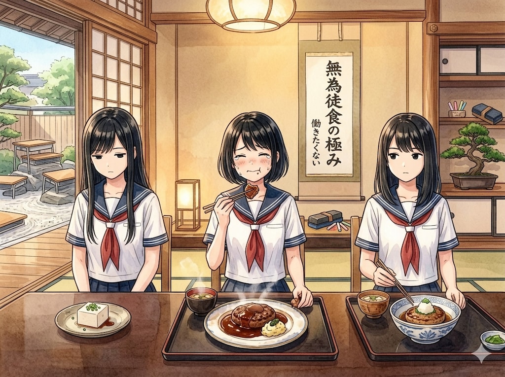 ハンバーグ定職格差
