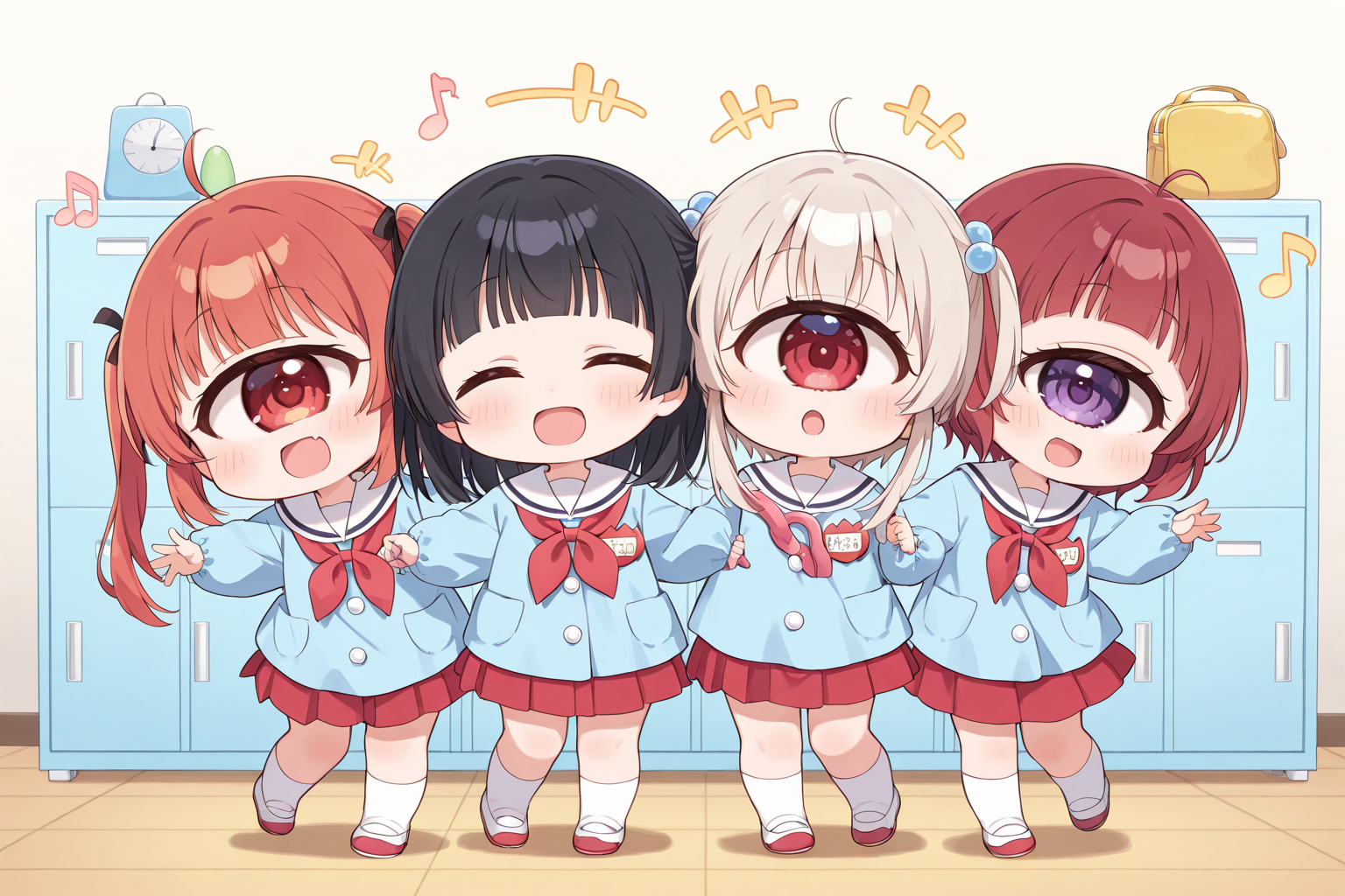 ちちぷいようちえん、あたらしいせいふく | の人気AIイラスト・グラビア