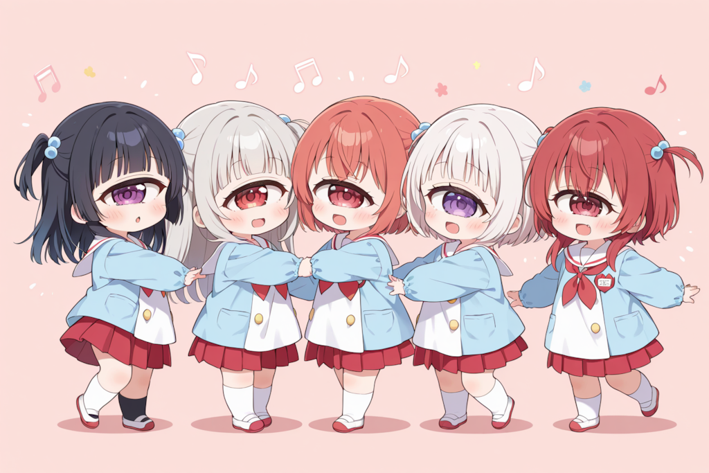 ちちぷいようちえん、あたらしいせいふく