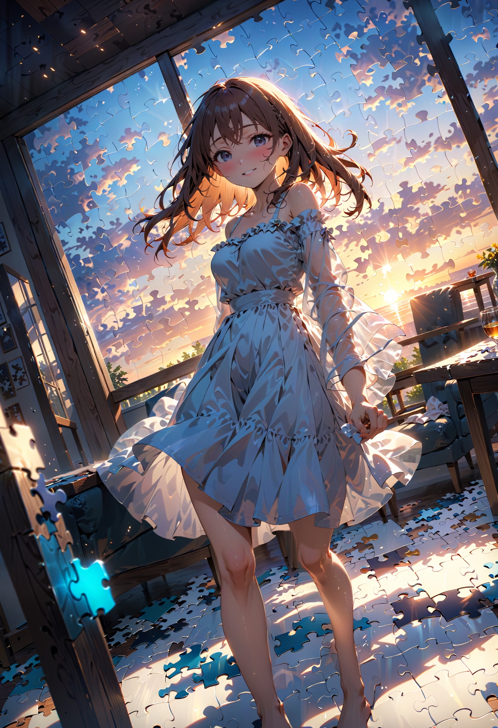 ジグソーパズルで創られた世界 | の人気AIイラスト・グラビア