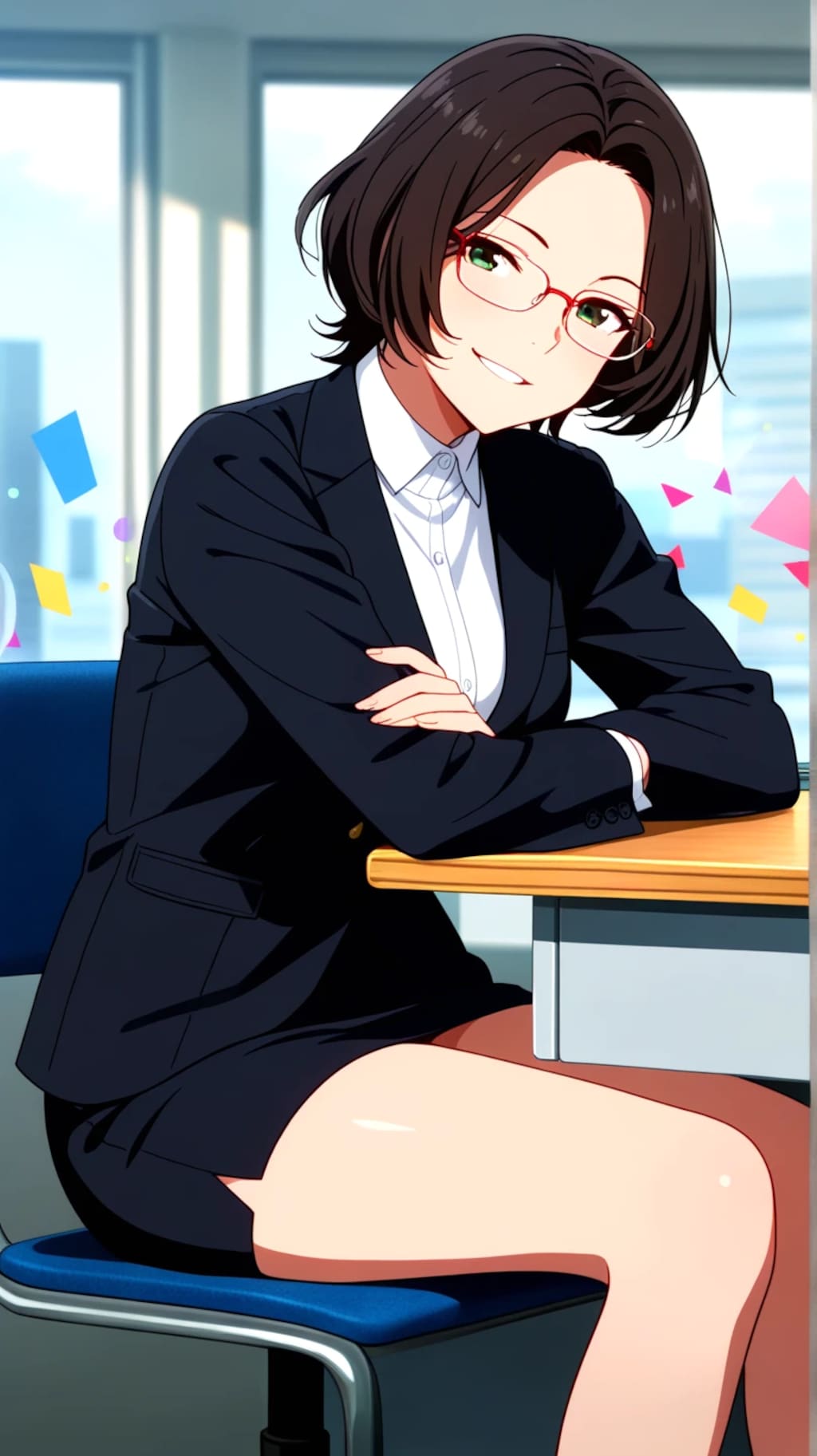 スーツ眼鏡さん(仮)
