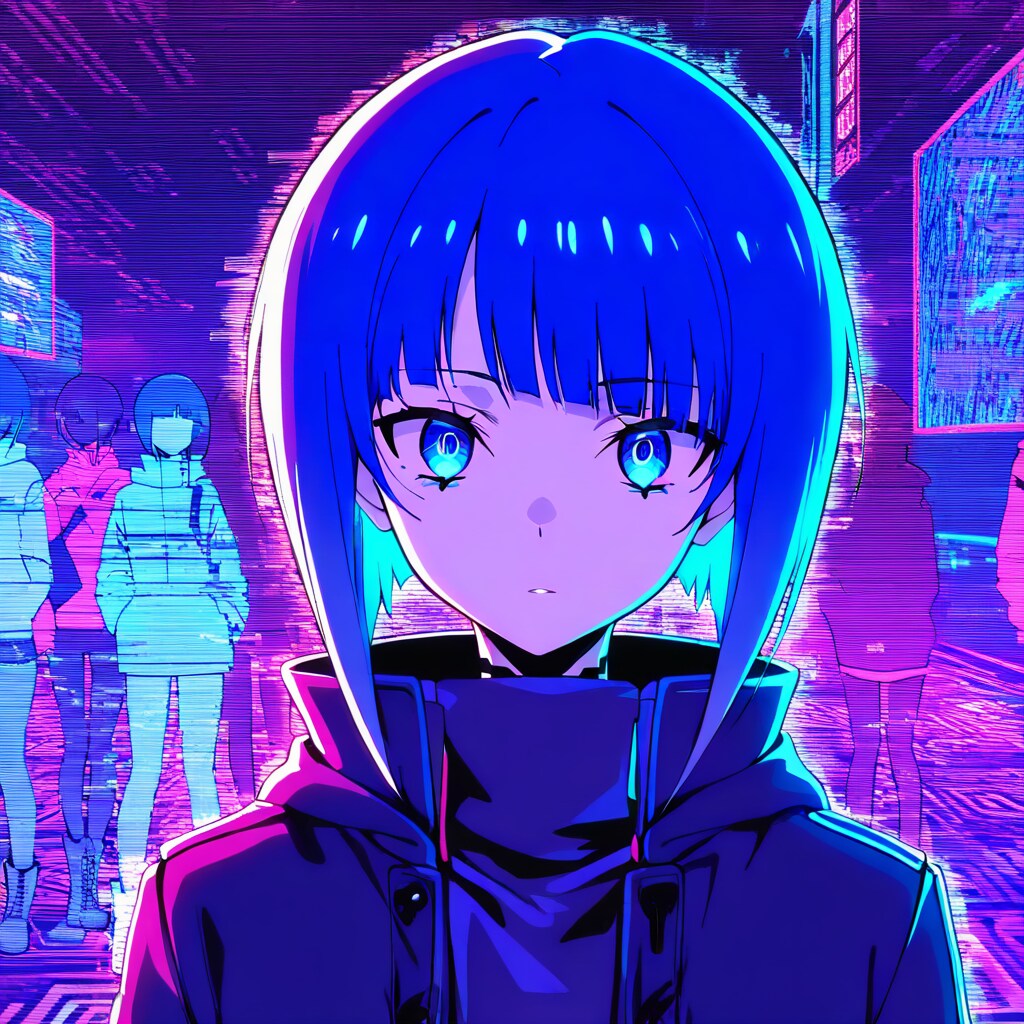 ノイズに溶ける視線 | の人気AIイラスト・グラビア