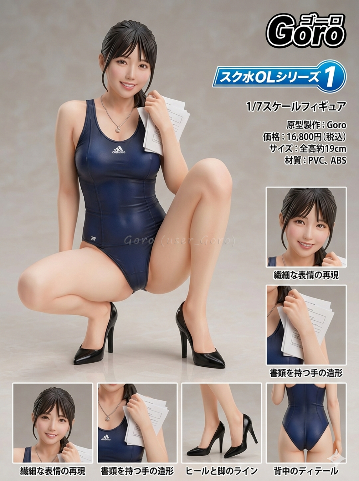 フィギュア化、スク水OLシリーズ1