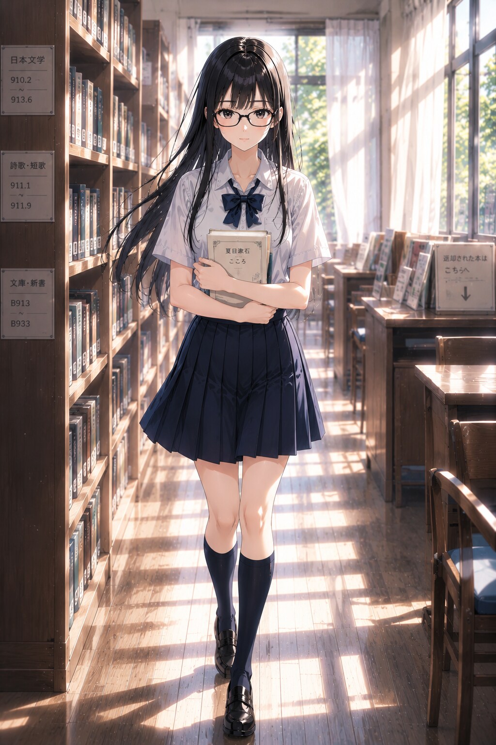 いつも図書室にいる子2