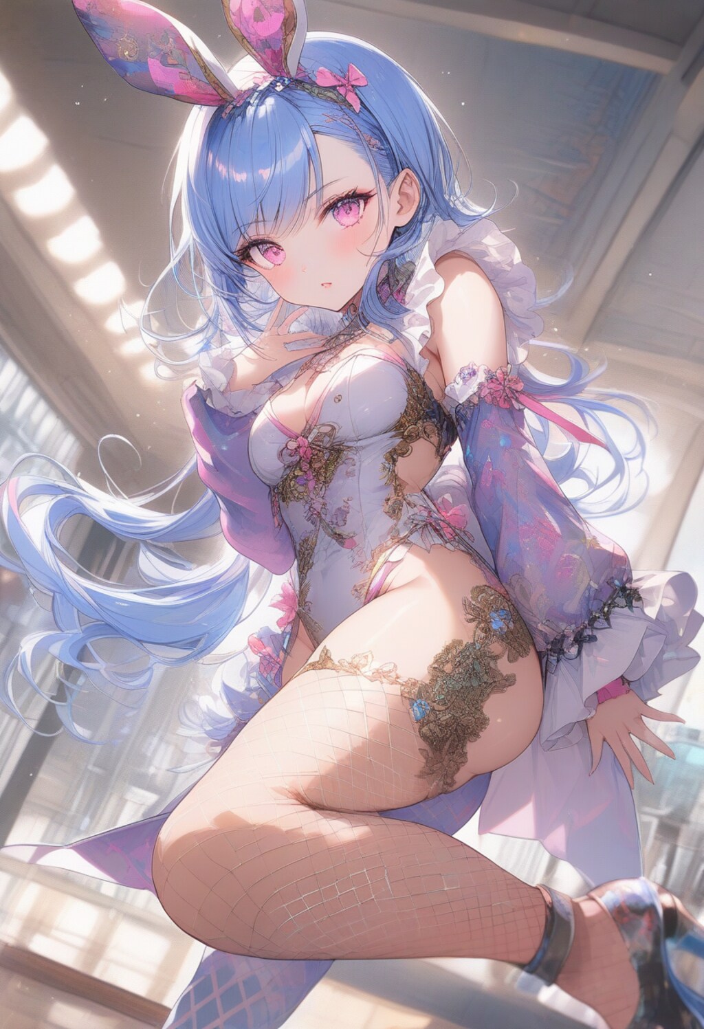 色鮮やかなバニーガール