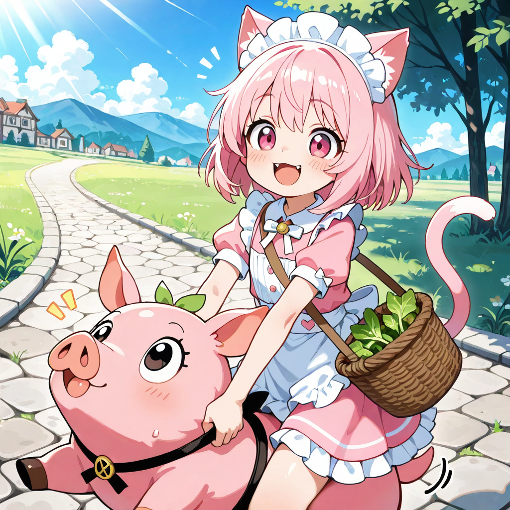 さぁ、お屋敷に帰るにゃん！！