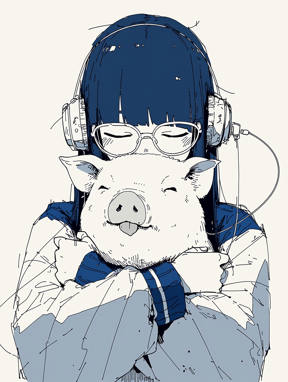 豚吸い | の人気AIイラスト・グラビア