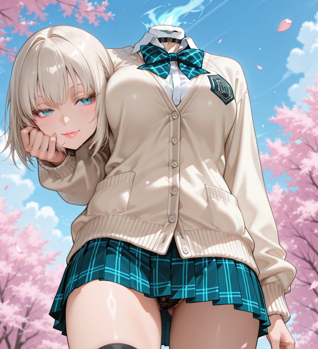 デュラハン娘、ちちぷい学園入学