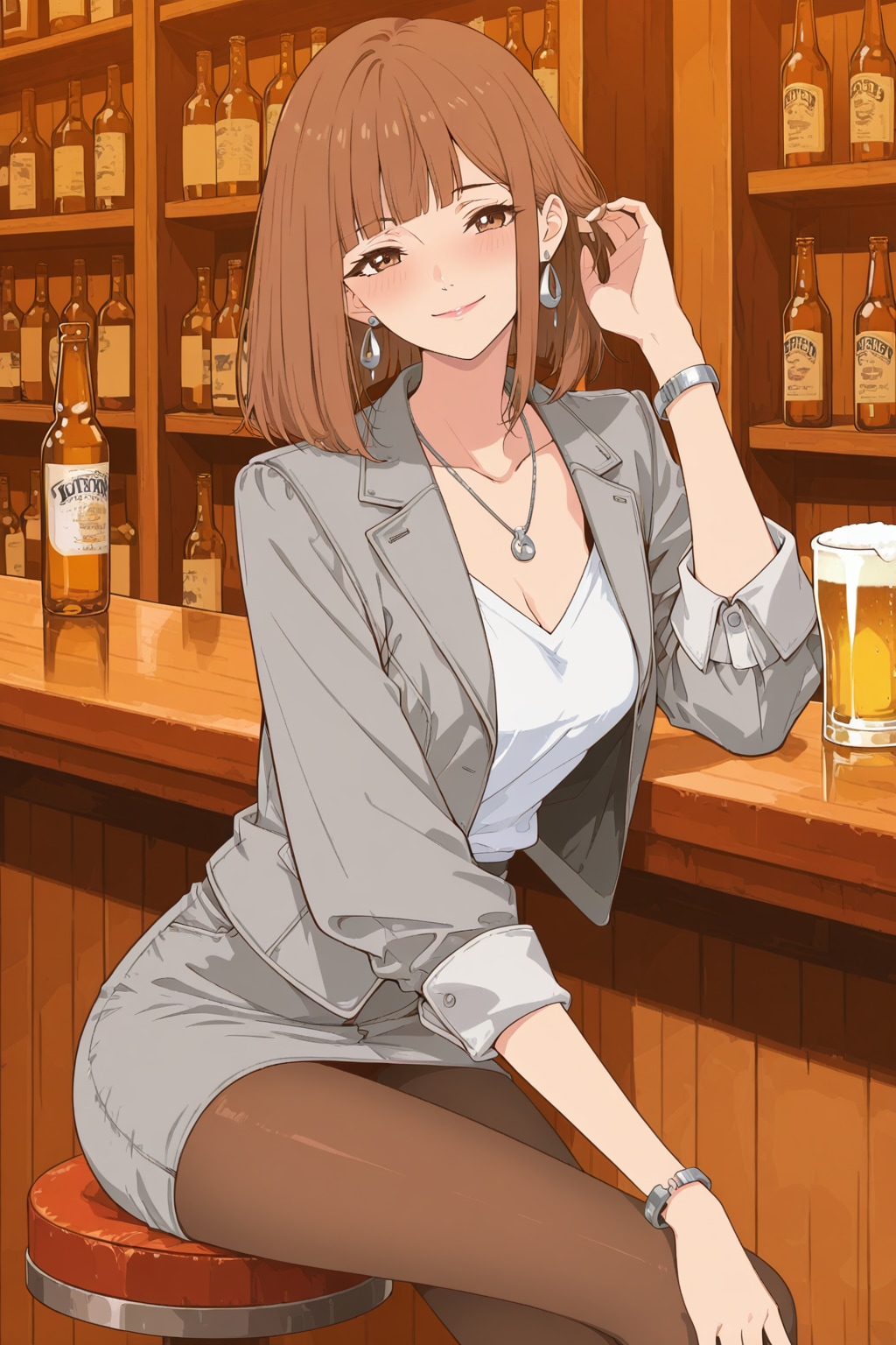 woman at bar 10