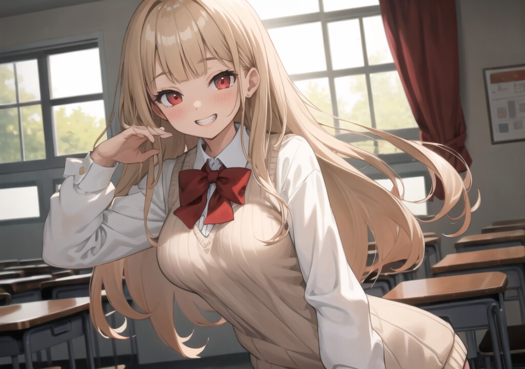 隣の席の彼女は……