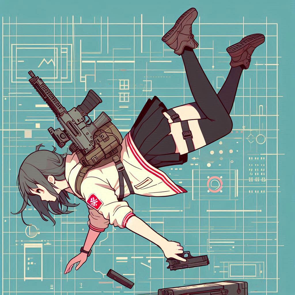 機関銃と少女25