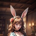 うさ耳の女の子 3枚目