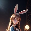 うさ耳の女の子 2枚目