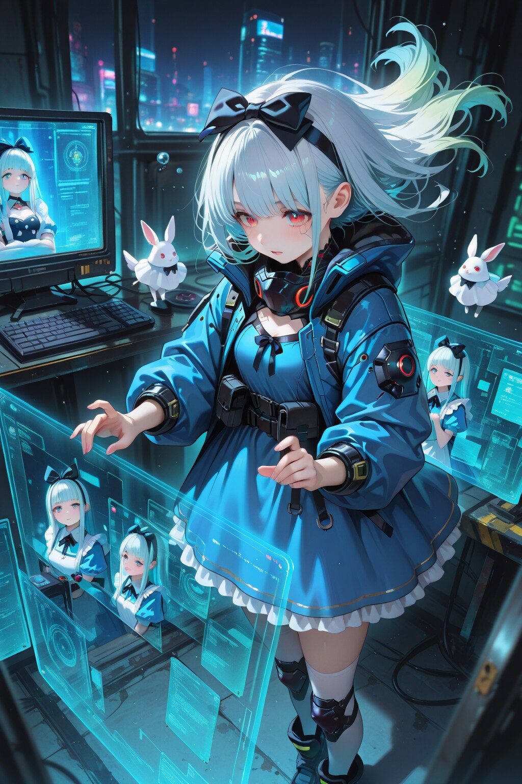 サイバーパンク×アリス。 | の人気AIイラスト・グラビア