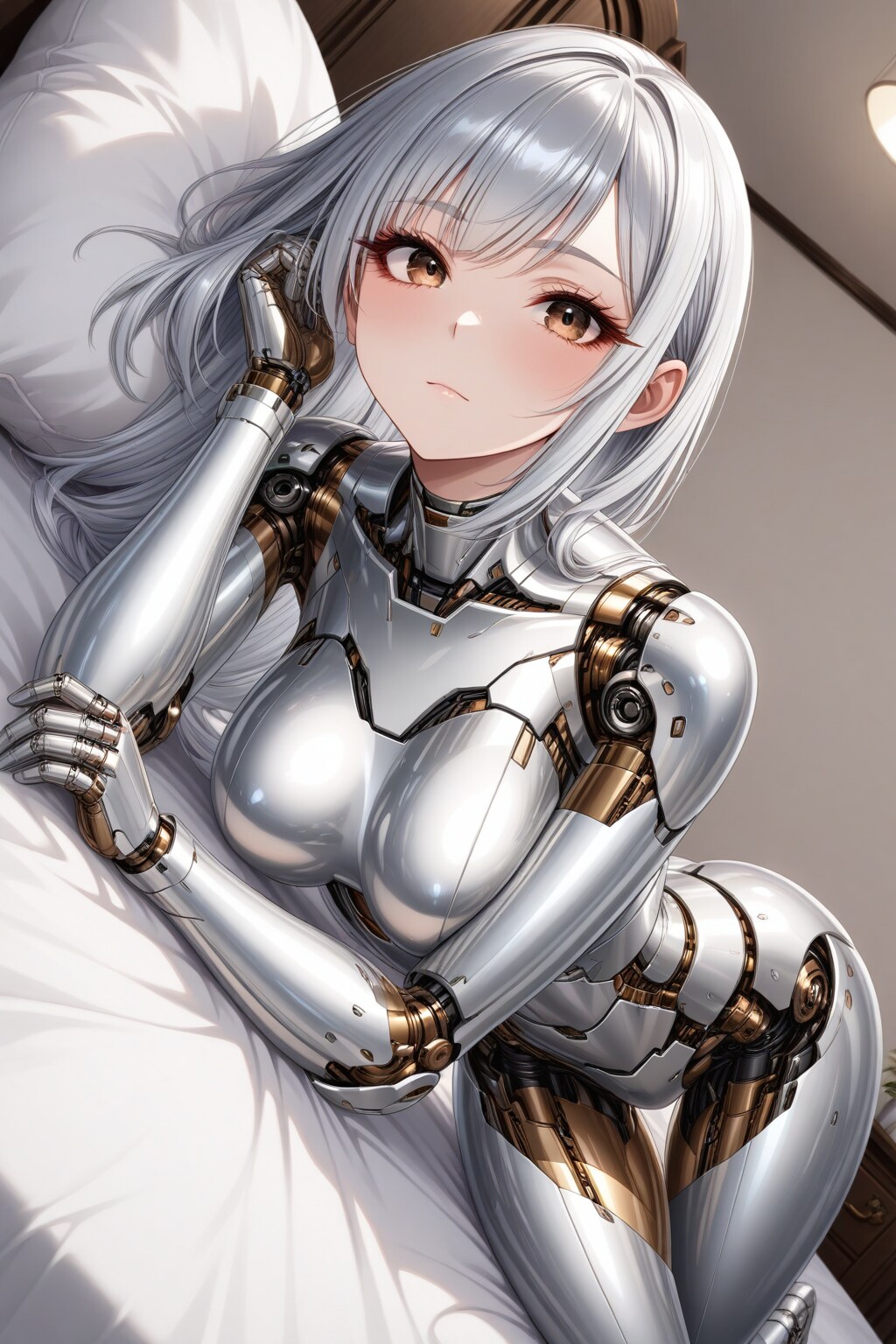 ごろごろするメカ子