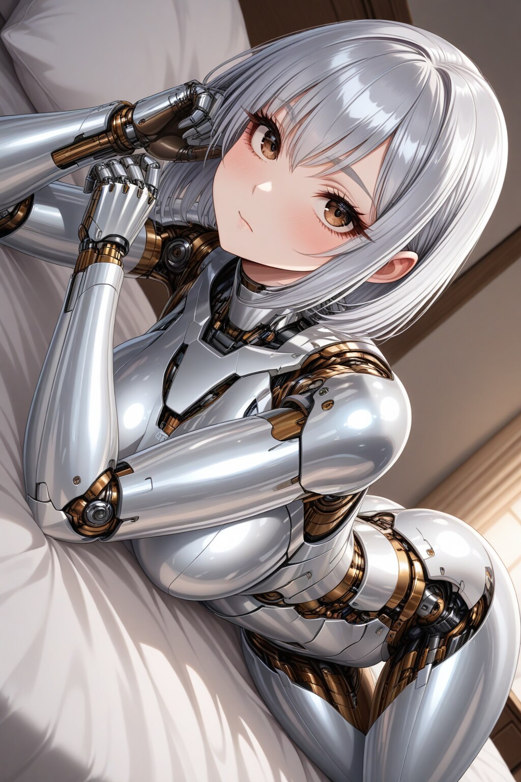 ごろごろするメカ子