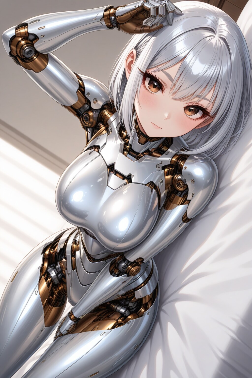 ごろごろするメカ子