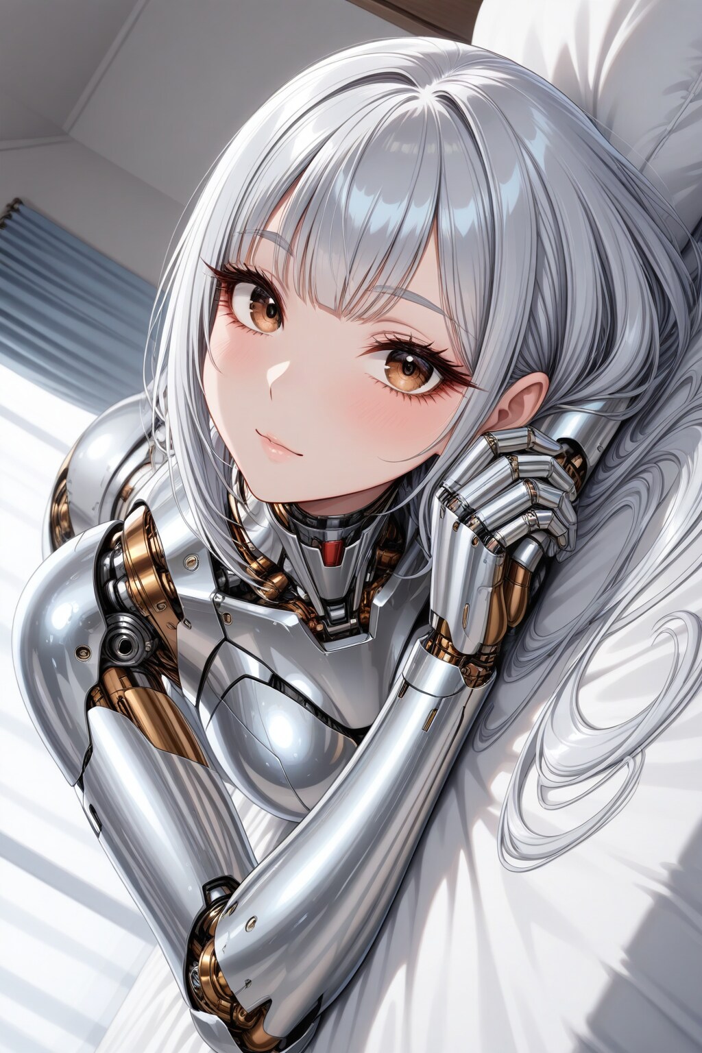 ごろごろするメカ子