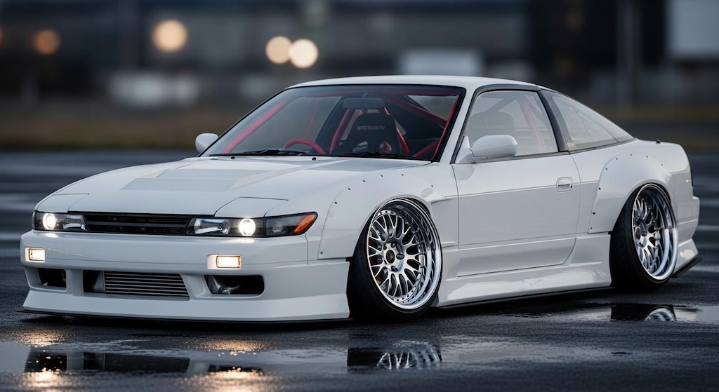 S13クーペのドリ車