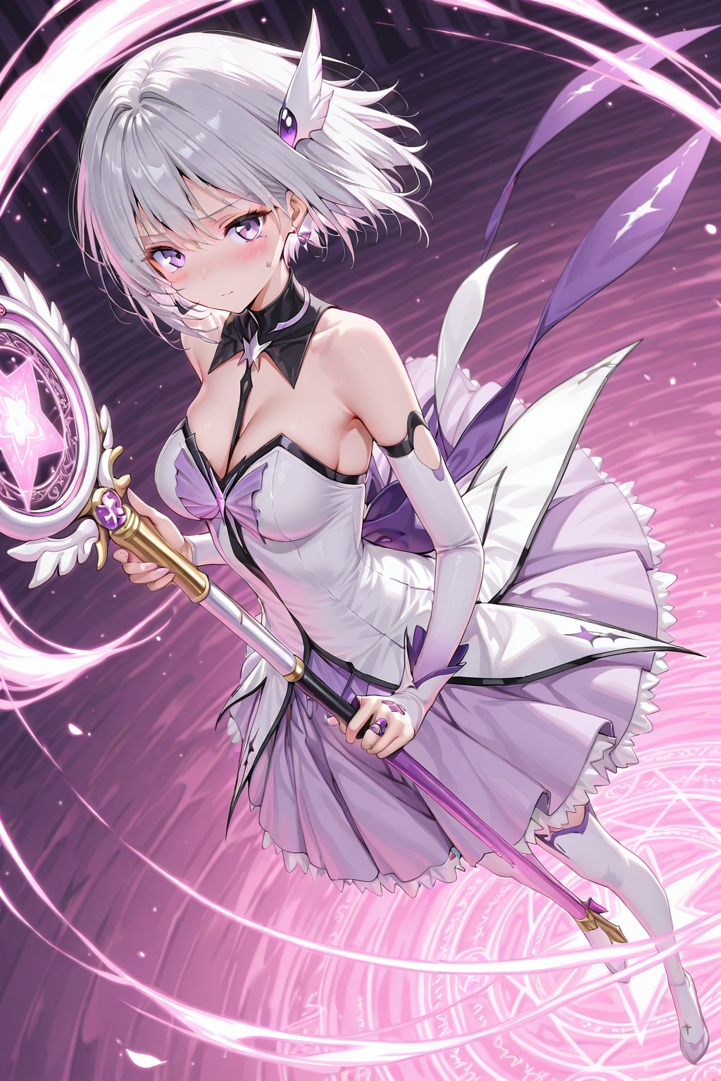 (1203)銀髪ちゃん魔法少女