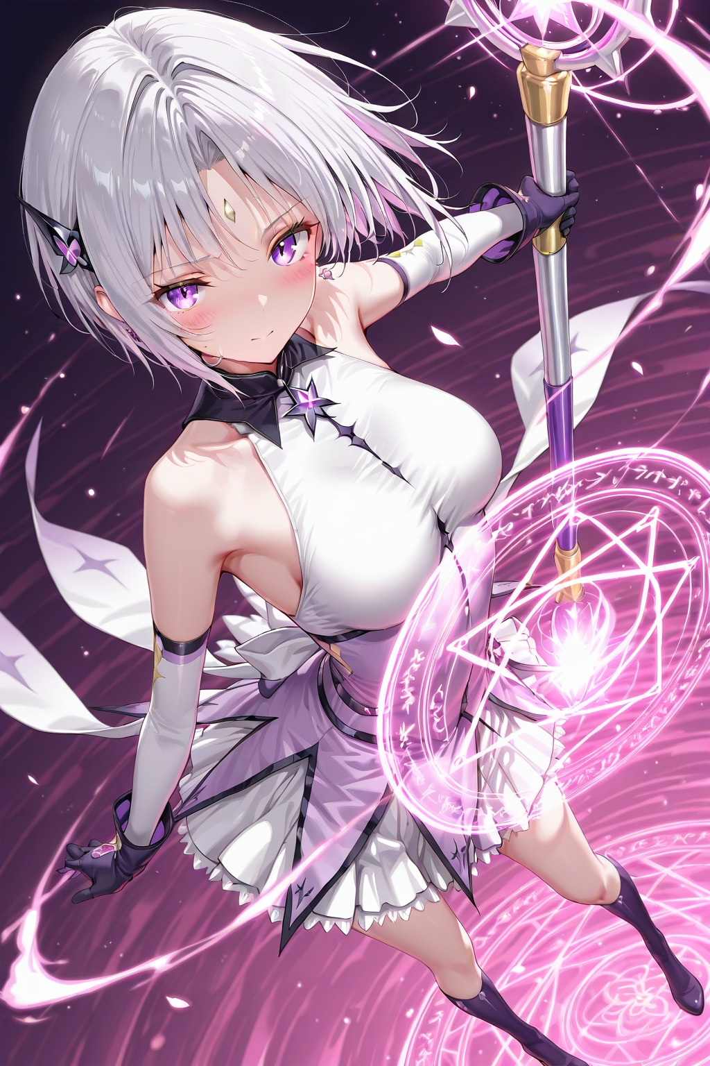 (1203)銀髪ちゃん魔法少女