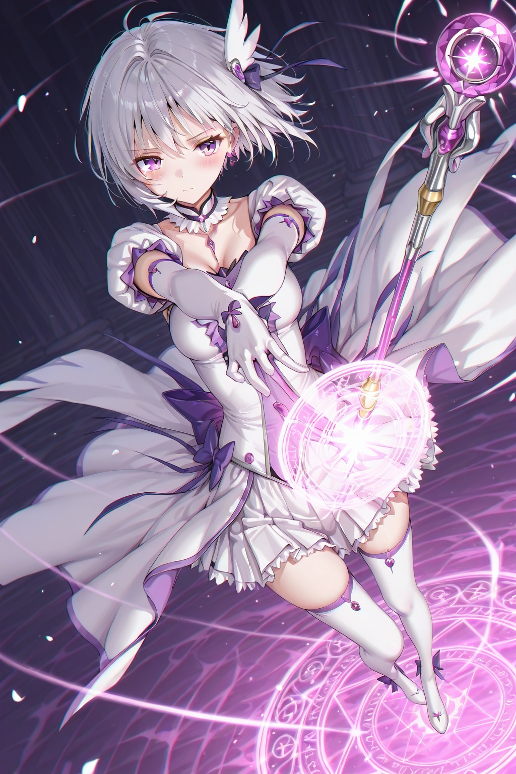 (1203)銀髪ちゃん魔法少女