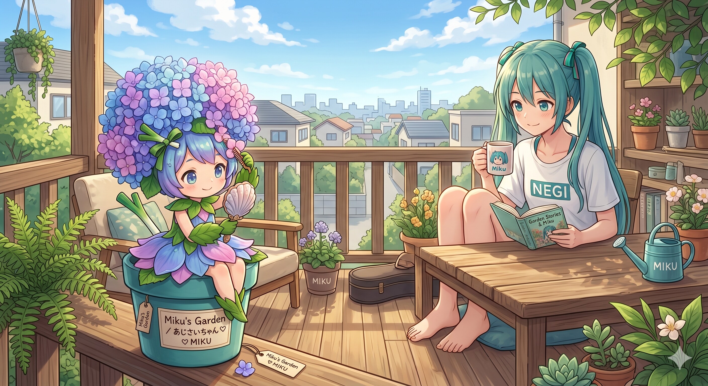 ミクさんちの あじさいちゃん