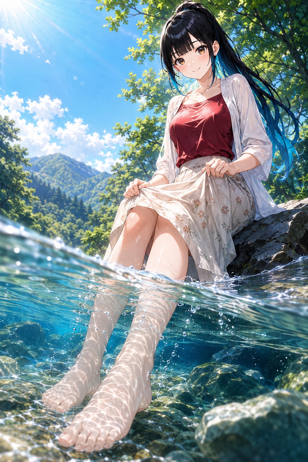 冷たくって気持ちいい！
