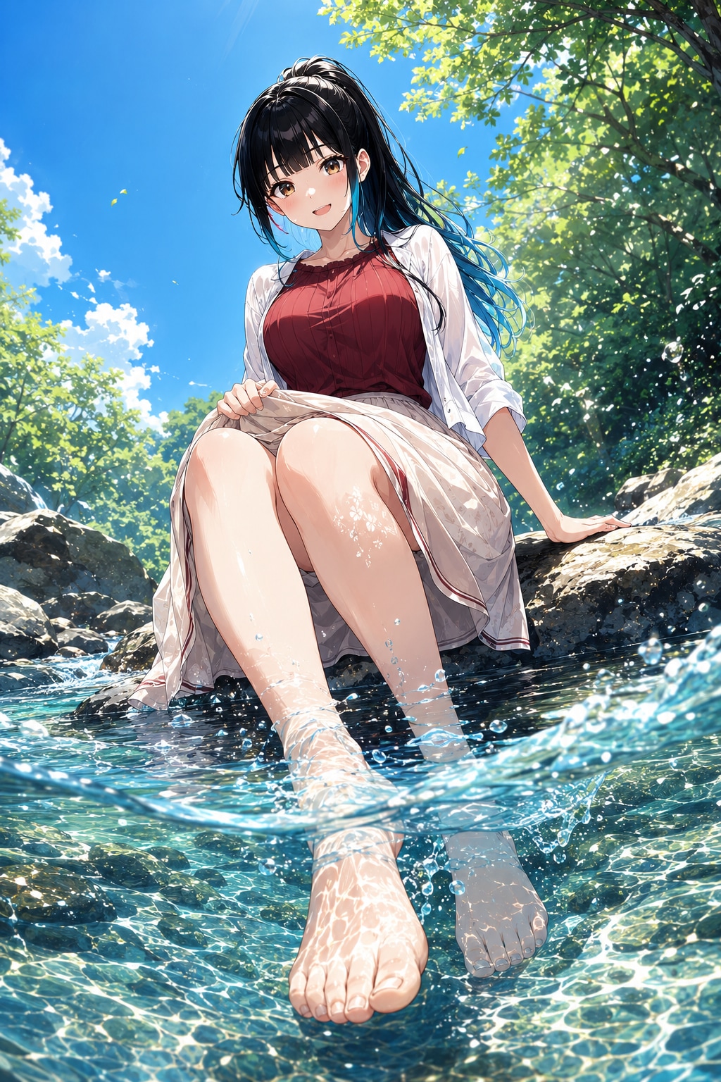 冷たくって気持ちいい！