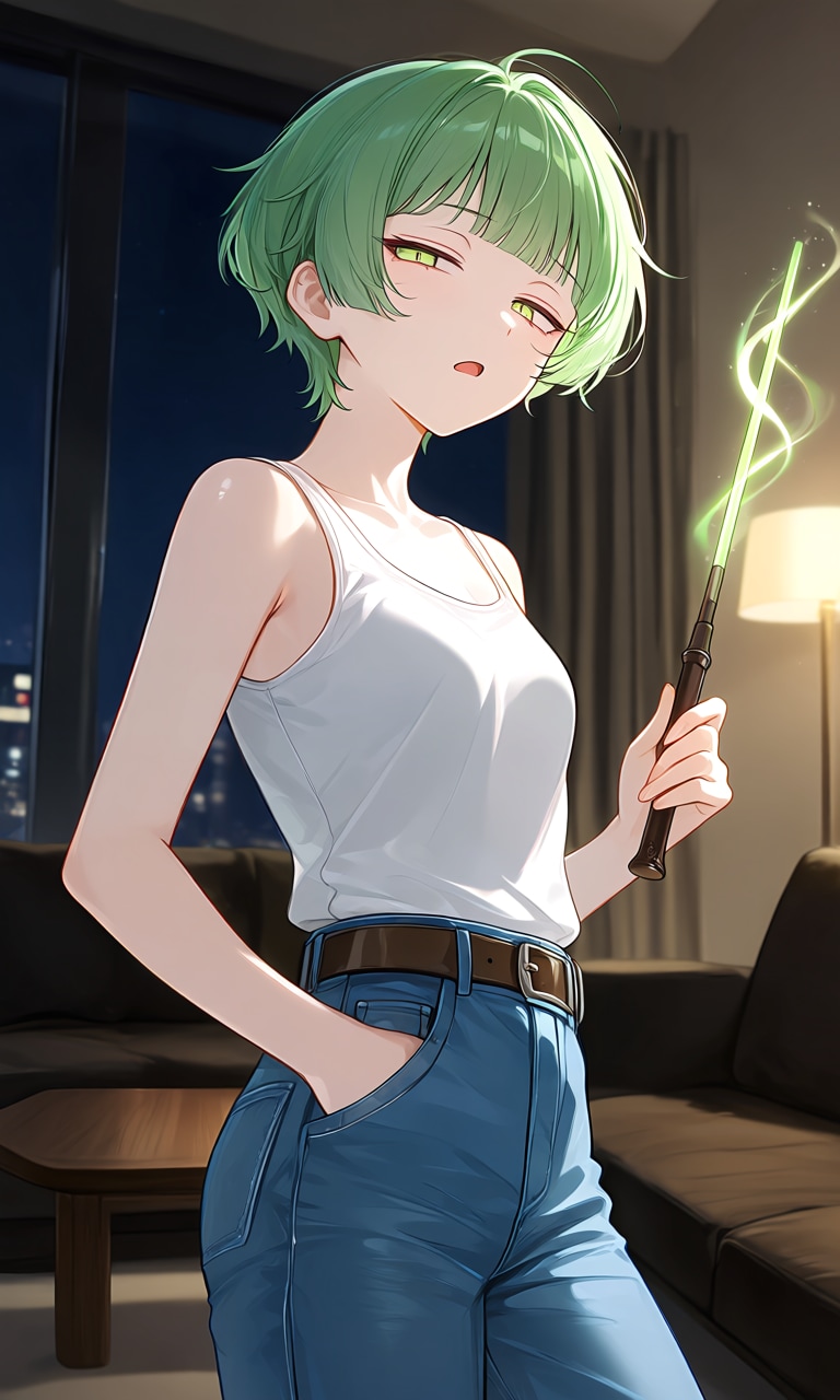 光る杖