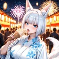 加賀さんと夏祭り（アズールレーン） 5枚目