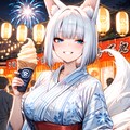 加賀さんと夏祭り（アズールレーン） 3枚目